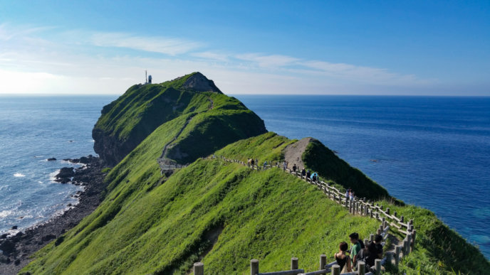 Cape Kamui Shakotan Peninsula Summer Sea Of Japan Blue Sky 2016 14 1