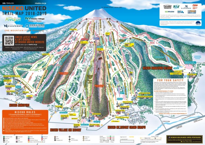 Winter 2018 19 Niseko United Map En Front
