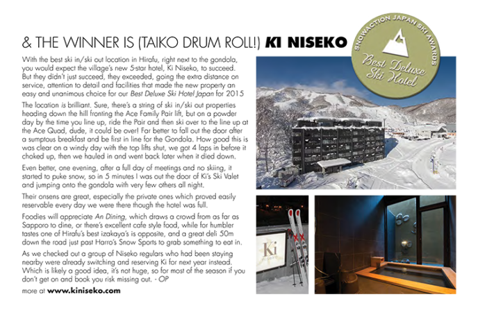 Snowaction Ski Awards