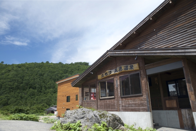 Goshiki Onsen Building Entrance