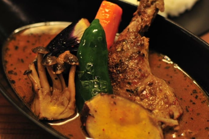 A spicy bowl of Tsubara Tsubara soup curry!